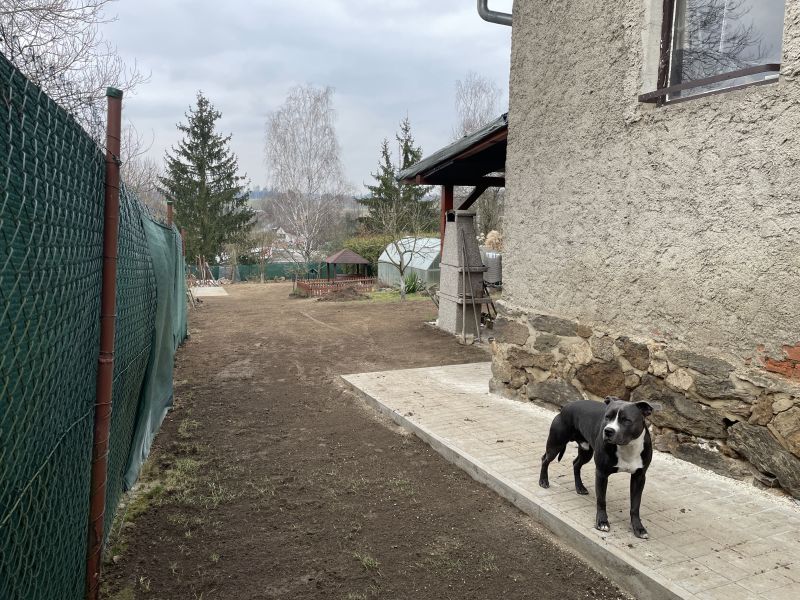 1. krok, príprava podkladu na pokládku grasstexu