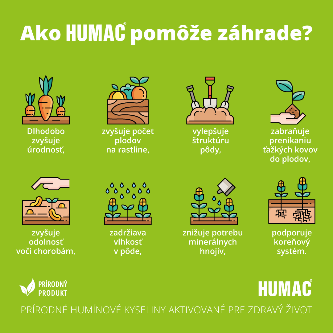 Ako pomôže hnojivo Humac Agro záhrade?