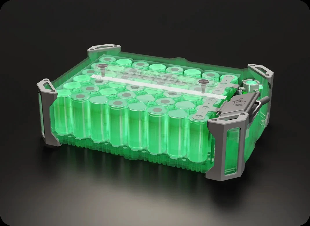 Mowrator batéria detail