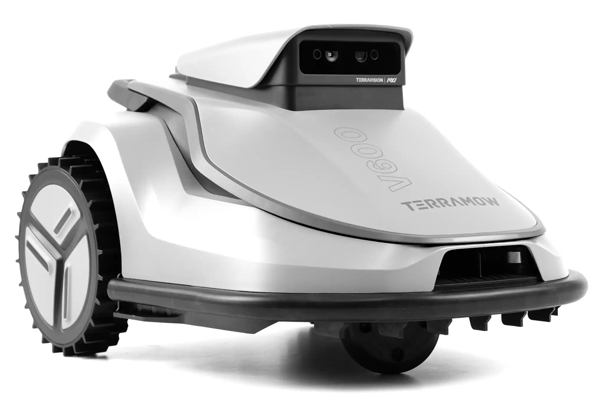 Bezdrôtová kosačka TerraMow V600 v bielej farbe