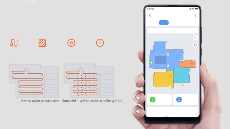 Mobilná aplikácia Xiaomi Mi Robot Vacuum Mop P/Pro