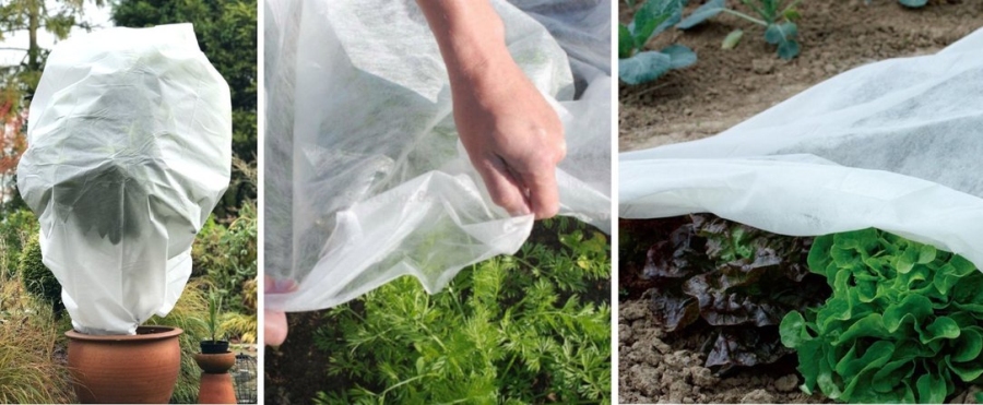 Návleky na ochranu rastlín pred mrazom
