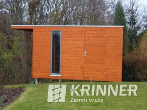 domček na zemných skrutkách