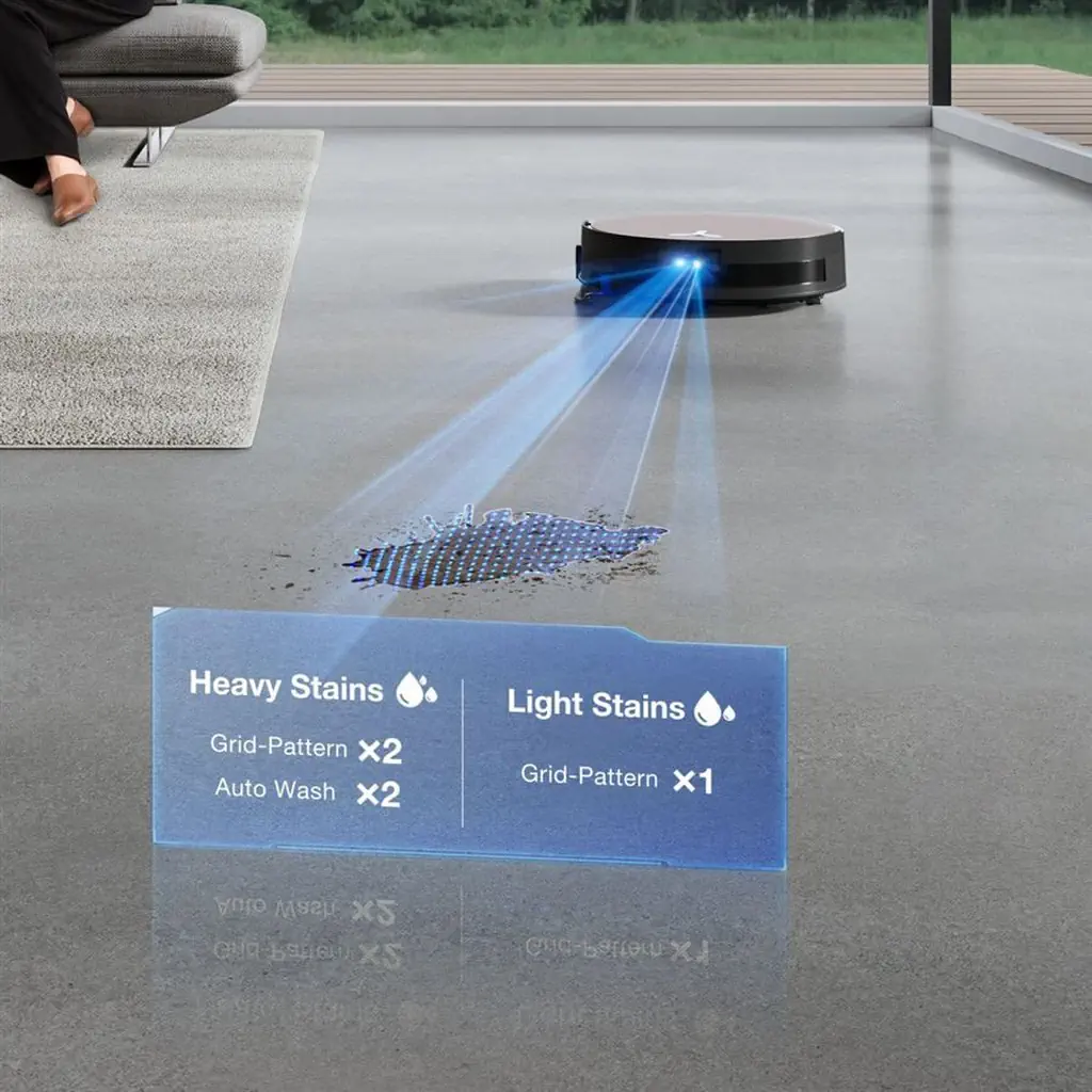 ECOVACS DEEBOT X11 OMNICYCLONE – dizajn a metalický vzhľad stanice