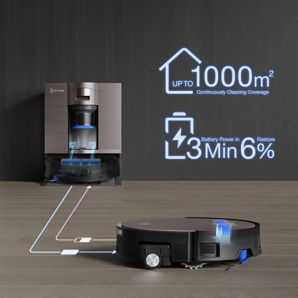 ECOVACS DEEBOT X11 OMNICYCLONE – robotický vysávač so stanicou OmniCyclone