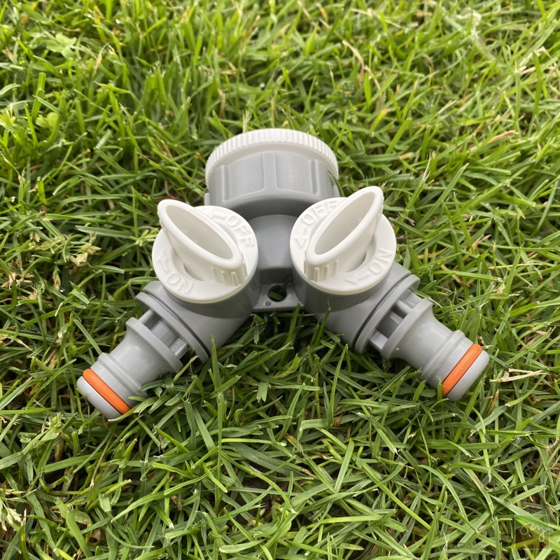 Rozdvojka s ventilmi pre 2 rýchlospojky - 3/4" VNZ