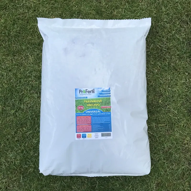 Trávnikové hnojivo Univerzal 22-4-10+2MgO+1%Fe 2-3 mesačné (20kg)