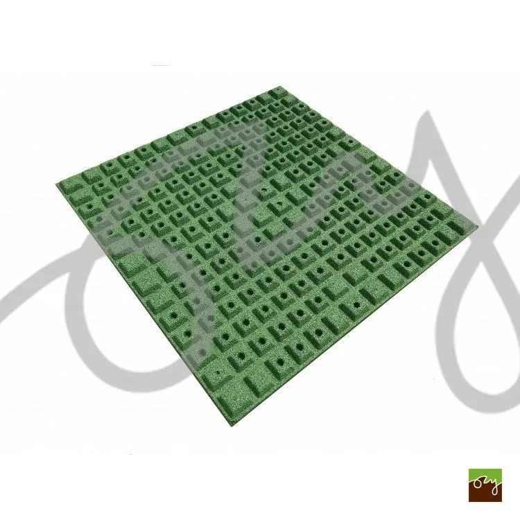 Profilovaná gumená dlažba Easy 50 zelená