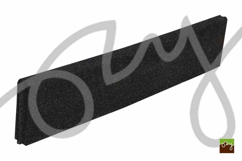 Gumový obrubník (ukončovací diel) čierny