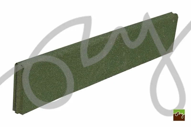 Gumový obrubník (ukončovací diel) zelený