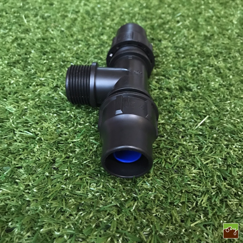 Skrutkovací T-kus Ø20mm x 3/4" VOZ