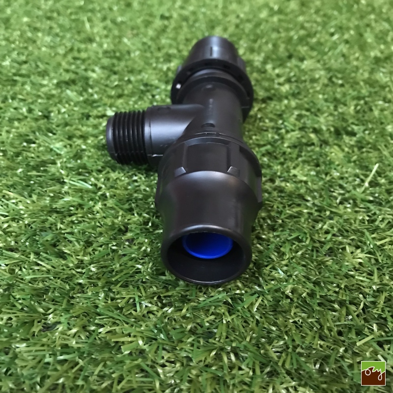 Skrutkovací T-kus Ø20mm x 1/2" VOZ