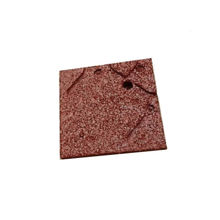 Gumová nábehová hrana rohová - červená 