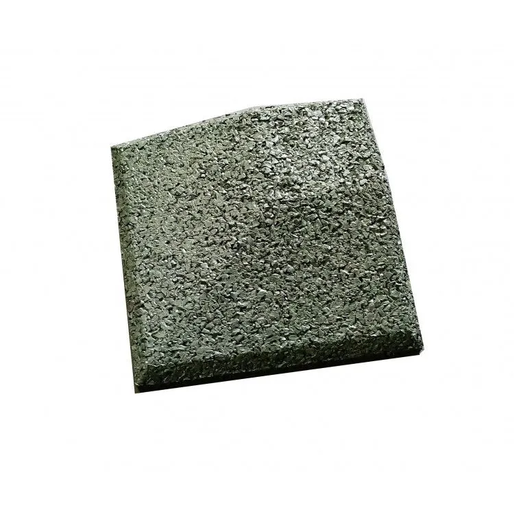 Gumová nábehová hrana rohová - zelená