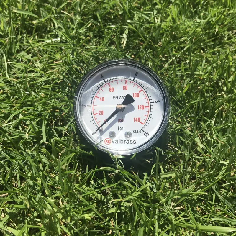 Manometer 0-10 bar zadné pripojenie Ø50mm 