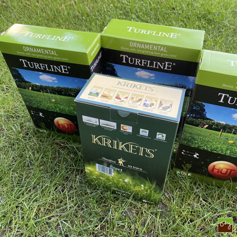 SET Trávna zmes DLF Ornamental PARK + štartovacie hnojivo | 3x1kg + 2kg