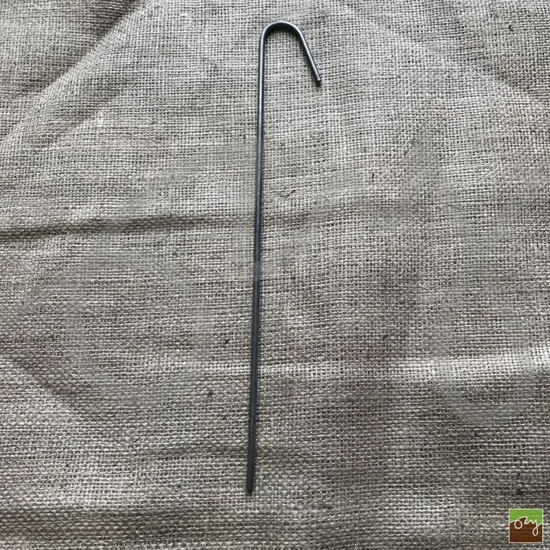 Oceľová skoba "J" 30 cm priama