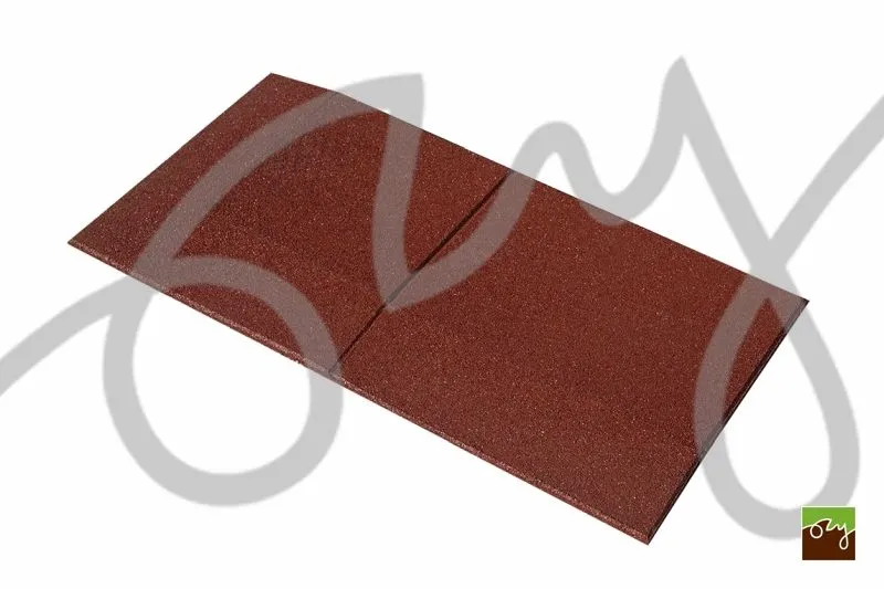 Gumová ukončovacia hrana - pravá červená