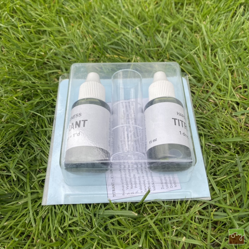 Tester na tvrdosť vody kvapky DUO