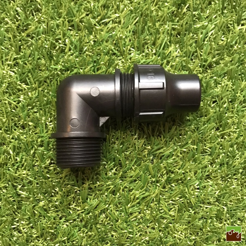 Skrutkovacie koleno Ø16mm - 3/4" VOZ