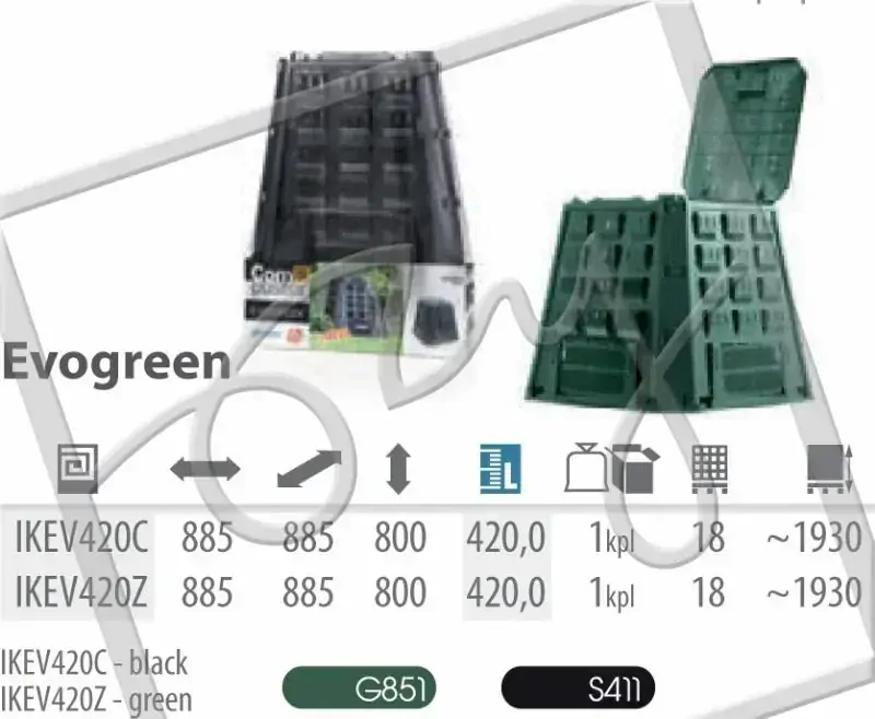 Záhradný kompostér 420l