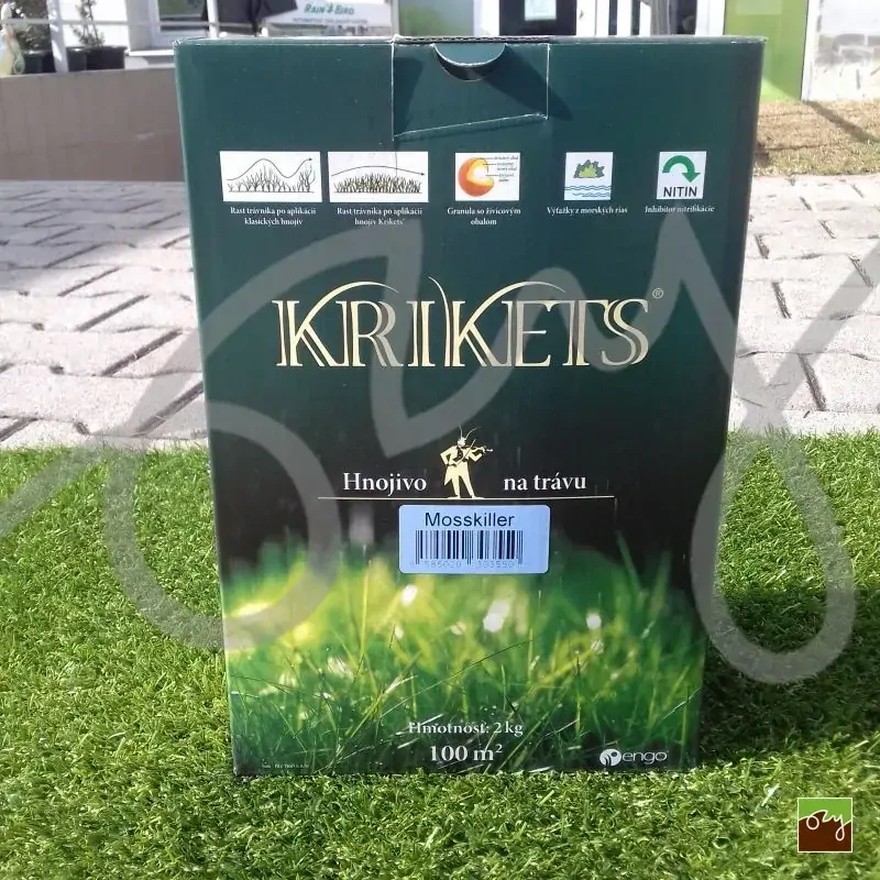 Hnojivo proti machu KRIKETS®, krabica 2kg