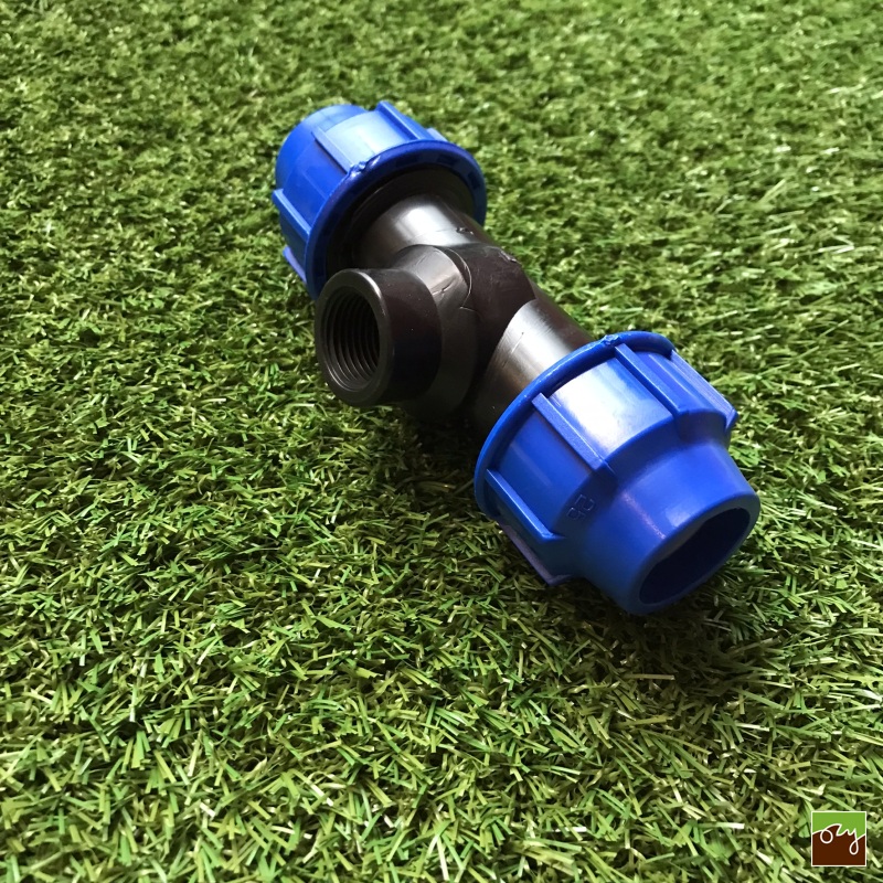 PP T-kus na PE potrubie Ø25mm 3/4" VNZ