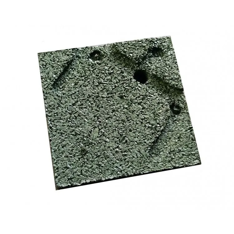 Gumová nábehová hrana rohová - zelená