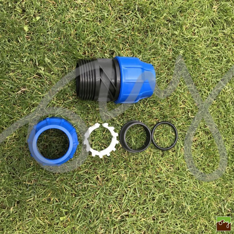 PP spojka na PE potrubie Ø63mm