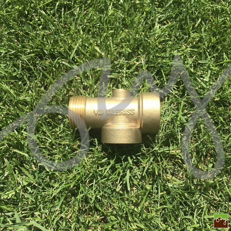 Mosadzná 5-cestná tvarovka 82mm