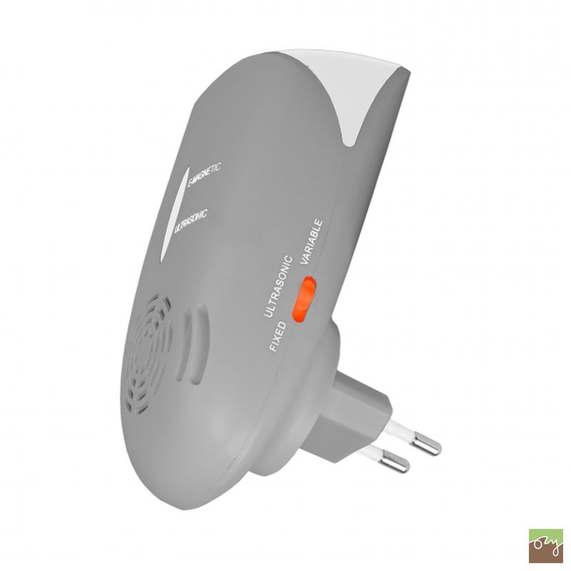 Elektrický odpudzovač hlodavcov a hmyzu s LED lampou