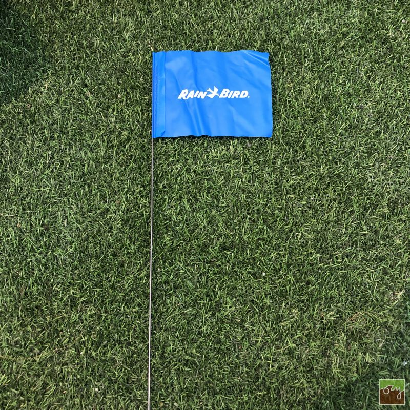 Vlajka na označenie postrekovača – modrá