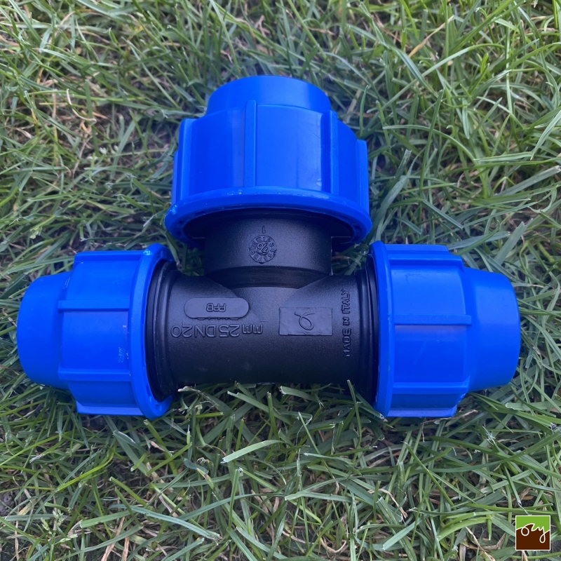 PP T-kus na PE potrubie redukovaný Ø25mm - Ø32mm