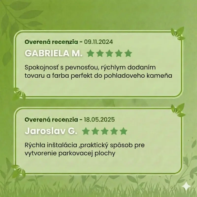 Parkovacia zatrávňovacia dlažba OZYraster čierna