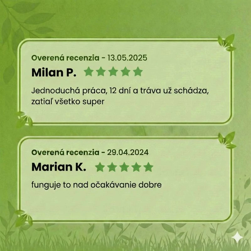 Trávnikový koberec GRASSTEX®, trávnik, ktorý založí každý sám! 2,1x25m