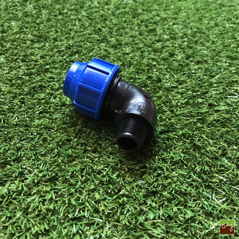 PP koleno Ø20mm - 1/2" VOZ