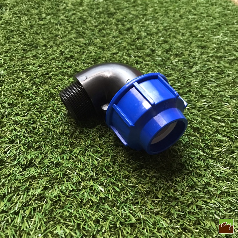 PP koleno Ø32mm - 1" VOZ