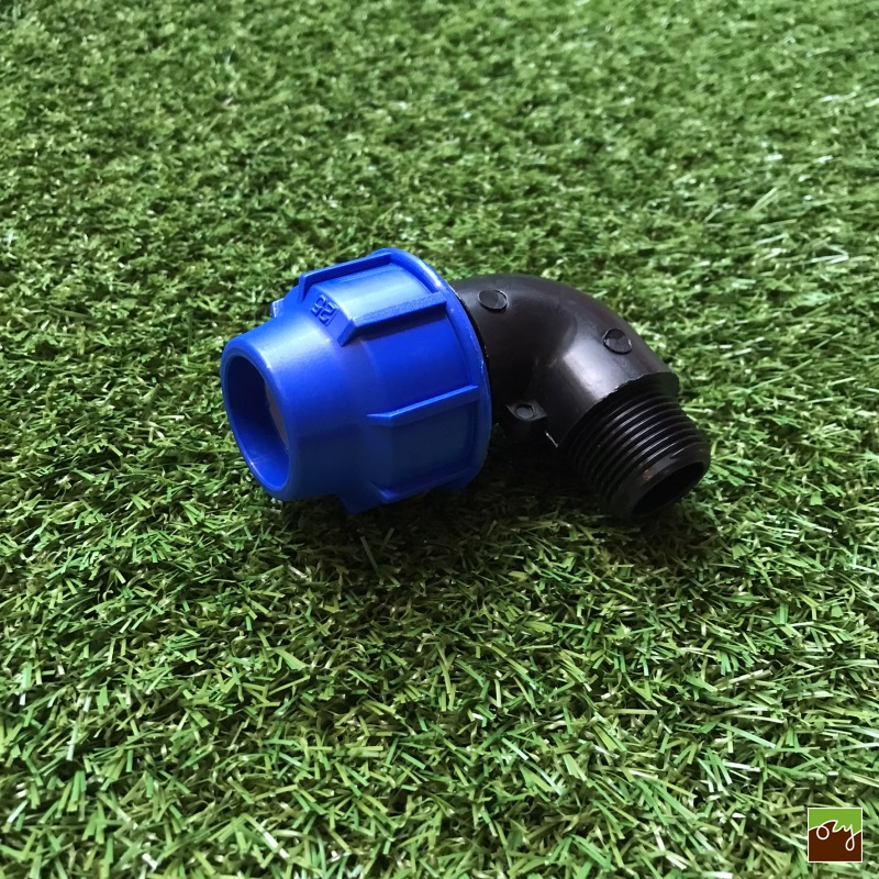 PP koleno Ø25mm - 1" VOZ