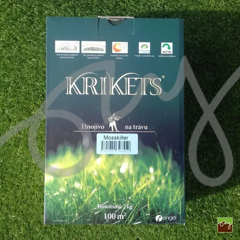 Hnojivo proti machu KRIKETS®, krabica 2kg