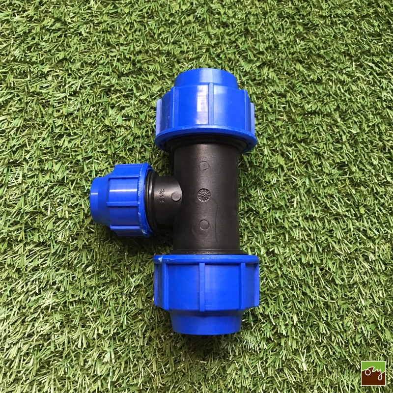 PP T-kus na PE potrubie redukovaný Ø32mm - Ø25mm 