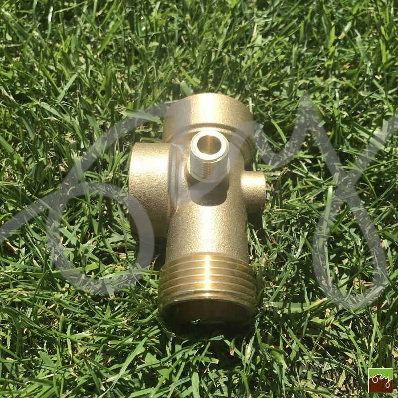 Mosadzná 5-cestná tvarovka 82mm