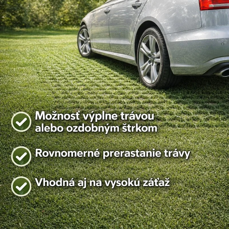 Zatrávňovacia dlažba zelená Eura MAXI