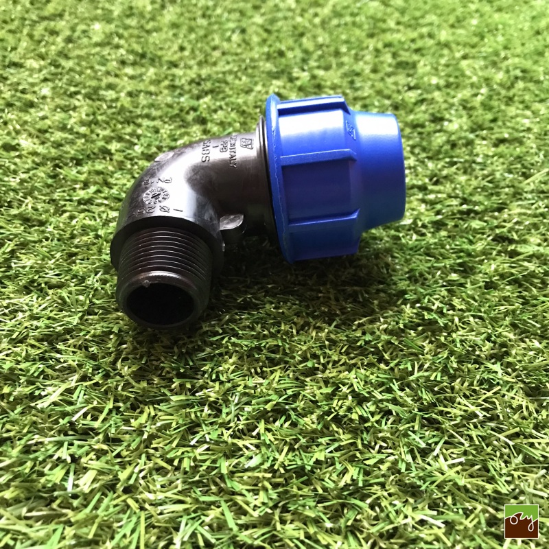 PP koleno Ø25mm - 1" VOZ