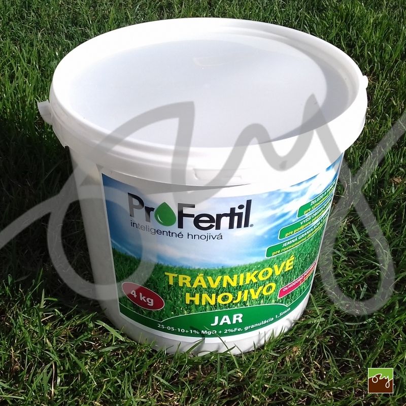 Trávnikové hnojivo JAR 25-05-10+2Fe+1MgO 5-6 mesačné (4kg)