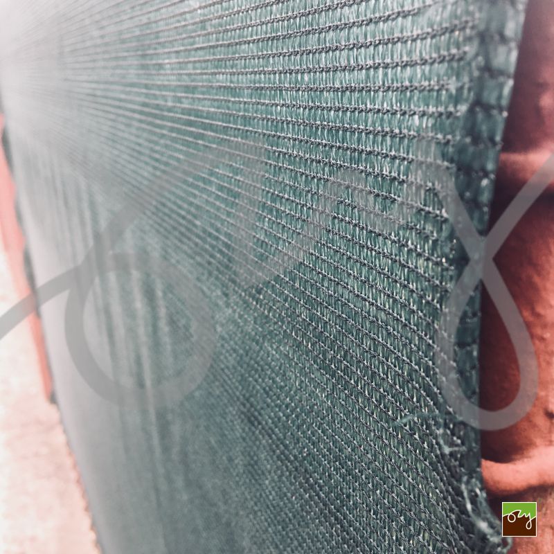 Tieniaca plachta na plot zelená 90% | 2x50m | 100m2 | 160g/m2