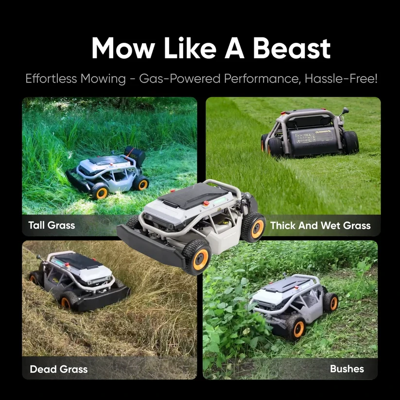 Diaľkovo ovládaná AKU kosačka Mowrator S1 2WD Advanced