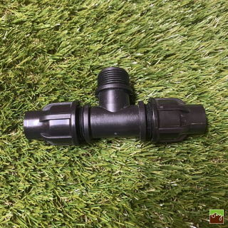 Skrutkovací T-kus na kvapku 16 x 1/2" VOZ