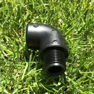 Plastové koleno 1/2" VOZxVNZ
