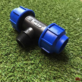 PP T-kus na PE potrubie Ø32mm 1" VOZ