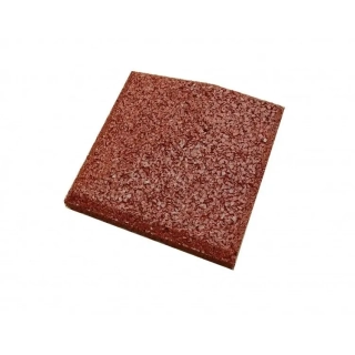 Gumová nábehová hrana rohová - červená 